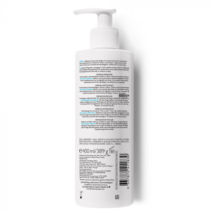 라로슈포제 똘러리앙 더모 클렌져 400ML 사진2