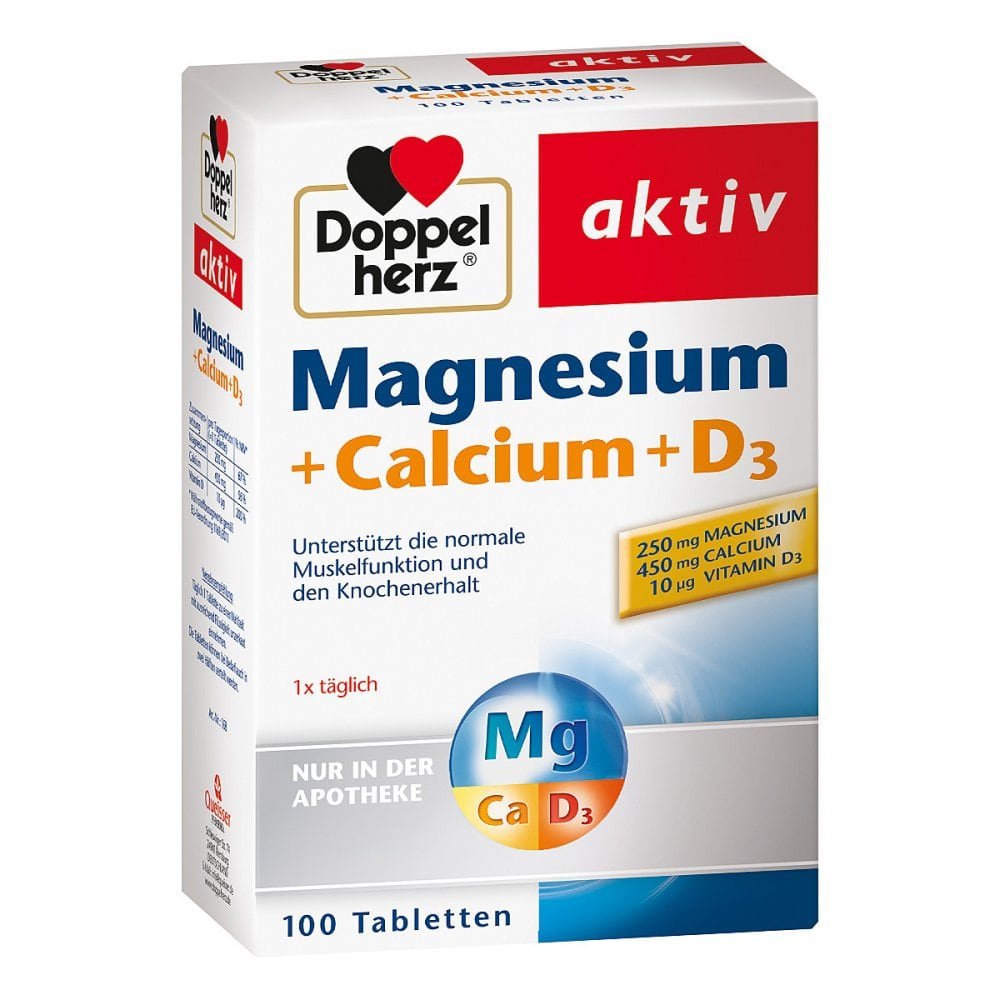 도펠헤르츠 마그네슘 + 칼슘 + D3 100정제 사진1