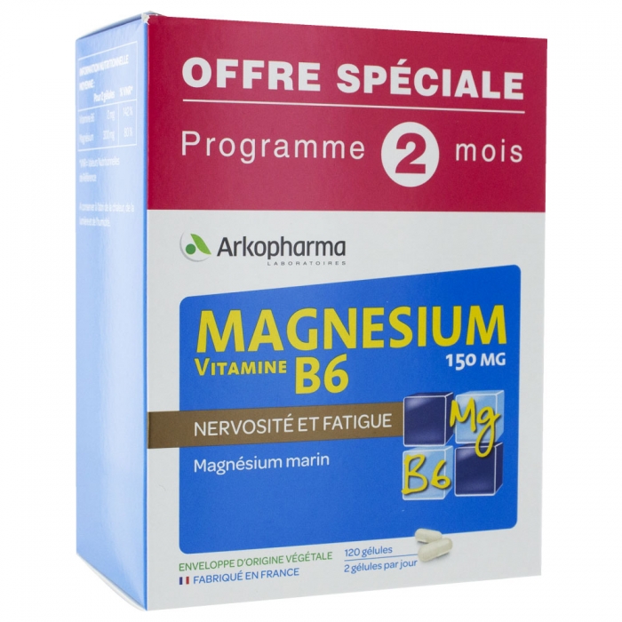 아코파마 마그네슘 비타민 B6 150mg 120캡슐 사진1