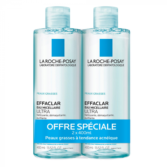 라로슈포제 에빠끌라 미셀러 워터 울트라 지성피부 2X400ML 사진1